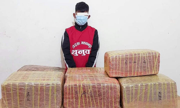 ८८ किलो गाँजासहित हेटौँडाबाट एक पक्राउ