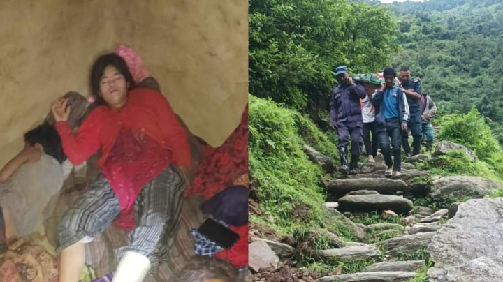 जाजरकोटमा भूकम्प पीडितको अस्थायी टहरा पहिरोले पुरिँदा ४ जना गम्भीर घाइते