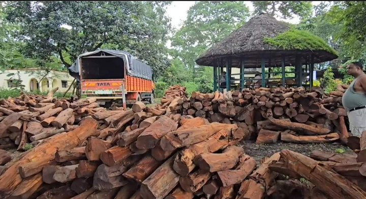 रामेछापबाट तस्करी गरेर सुनसरी पुर्‍याइएको ४ ट्रक खयर बरामद