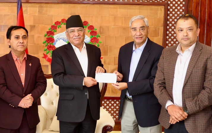 नेपाली काङ्ग्रेसले गर्‍यो प्रधानमन्त्री राहत कोषमा ५० लाख सहयोग