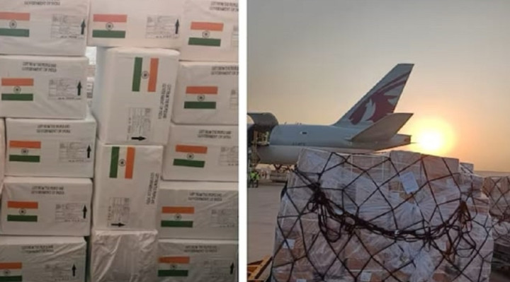 भारतले पठायो लेबनानलाई मानवीय सहयोग