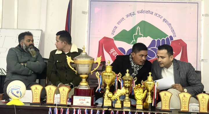 बूढानीलकण्ठमा चौथो मेयरकप फूटसल प्रतियोगिता हुँदै