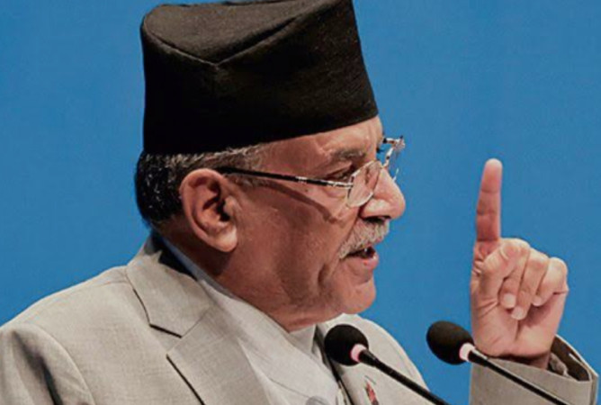 आज प्रतिनिधिसभामा सम्बोधन गर्दै प्रचण्ड