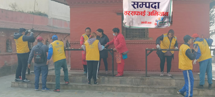 सम्पदा सरसफाइमा हामी छौं, चम्कियो कपन बङ्गलामूखी मन्दिर