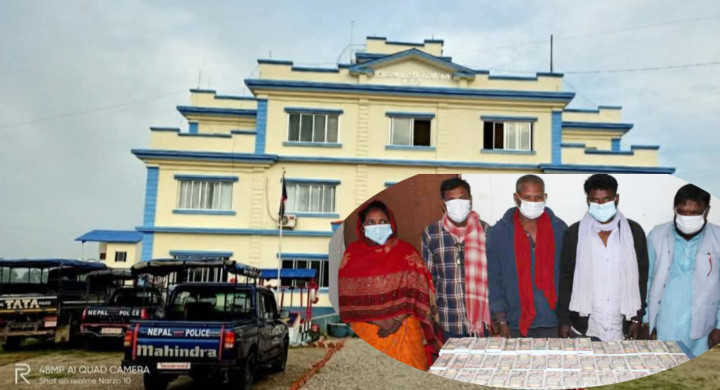 सर्लाहीमा नक्कली नोटसहित पाँचजना पक्राउ